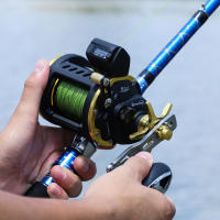 Carrete De Pesca Sougayilang Con Contador De Línea Reloj De Manivela Para Salmón Y Atún 4.1:1/6+1BB Máximo Arrastre 25Kg Pesca En Oceano Y Río - details 4