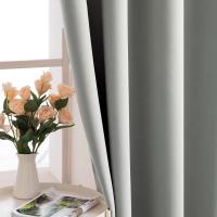 Cortinas de Tela Lisa  de 140x260cm, Cortina Semi Transparente, con 13 Colores Disponible, material 100% Poliéster de Calidad y Resistencia, Cortina Para Salón Dormitorio y Oficina, Moderna Decorativa, Envío desde españa. - details 1