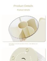 Caja De Almacenamiento Multifuncional Rotativa Para Maquillaje Organizador De Escritorio Para Labiales Sombras Y Bolígrafos Transparente - details 12