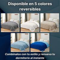 Novotextil Edredón Nórdico Bicolor 180 g/m² – 100% Microfibra – Ligero, Suave y Reversible – Colcha Fina Verano y Entretiempo - details 0