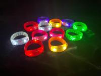 Pulseras LED De Lluvia De Estrellas Control Por Voz Activadas Por Sonido Para Fiestas Y Conciertos 10/20/50PCS Colores Variados - details 0