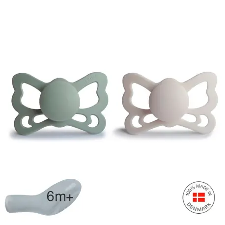 FRIGG BUTTERFLY SIZE 2 CHUPETES ANATOMICOS SILICONA  + 6 MESES - 1