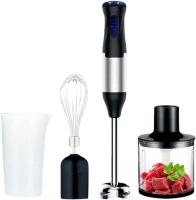 Batidora de mano 1000W, 5 Velocidad regulable + Turbo, 4-en-1 Picadora Eléctrica Maple inoxidable Incluye Vaso medio, Picador y Emulsionador  Pica hielo, Pies freezados, Frutos Secos - details 3