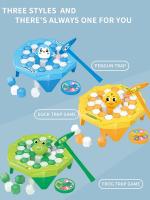 Juego De Mesa Interactivo Para Niños Mini Pingüino Rompe Hielo Juguete De Caza Rana Para Fiestas Y Cumpleaños Regalos Para Niños De 3 a 12 Años - details 0