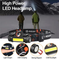Linterna Frontal LED Recargable Por USB Con Vida Útil Extendida Y Luz Fuerte Para Exteriores Impermeable Torcha Frontal Para Camping Y Trabajo - details 1