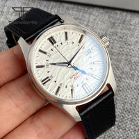 Reloj Automático Tandorio NH34 Para Hombres 39mm GMT Pilot Diversión AR Cristal De Zafiro Fecha Resistente Al Agua 20BAR Moda Relojes De Pulsera De Acero Inoxidable - details 44