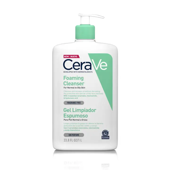 Cerave Gel Limpiador Espumoso 1 L - 1