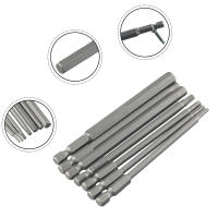 Juego De 7 Piezas De Llaves De Encendedor Magnético Hexagonal De 100mm Longitud Herramientas Manuales Accesorios Tornillos De Broca 2/2.5/3/4/5/6/8mm - details 2