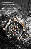 Reloj De Pulsera Militar LIGE 2024 Para Hombre Nuevo Deportivo De Lujo Con Correa De Silicona Resistente Al Agua Y Shock Reloj Cuarzo De Gran Diámetro - details 2