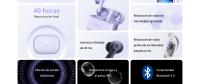 Auriculares - Realme Buds T310, Cancelación de ruido hibrida de 46 dB, Controlador dinámico de graves de 12,4 mm , 40 horas de reproducción total - details 2