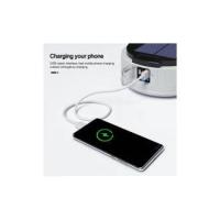 Interior con Carga Solar para acampar, lámpara recargable de camping, Luz LED con Banco de Energía de Emergencia Para cargar Móvil - details 2