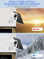 Tuya Cámara de Vigilancia Exterior Batería Solar Inalámbrica, Vigilancia IP WIFI 5MP - Batería Impermeable IP65 5200mAh - details 4