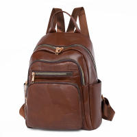 Mochila para mujer, nuevo estilo, tendencia de moda, pequeña mochila, mini, simple, ligera, de PU, temperamento, bolso de compras para mujer - details 8