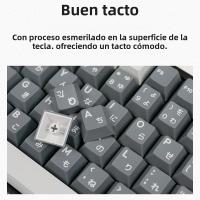 GJ Apollo Set De Teclas PBT Doubleshot Perfil Cherry Para Teclado Mecánico Laser Hirigana Criullico Hangual Inglés Alice Compatible Con Desktop Laptop Tablet - details 8