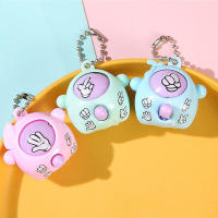 Llaveros Mini Pop Para Niños Juguete Sensorial Y Antiestrés Juego De Papel-Tijera-Piedra Regalos Para Cumpleaños Y Invitados - details 23