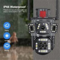 12MP 6K HD WiFi IP Camera Three Screens PTZ Camera Human Detection Auto Tracking Outdoor IP CCTV Security Protection Survalance Cam - details 7