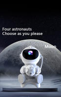 Proyector De Estrellas Y Galaxias LED Astronauta Con Altavoz Bluetooth Lámpara De Noche Para Decoración De Habitación Regalo Para Niños - details 11
