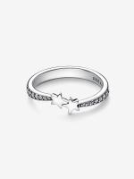 Pandora - Anillo Brillante de Estrellas Fugaces - Plata de Lei - details 0