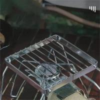 Soporte Portátil De Acero Inoxidable Para Fogón De Camping Soporte Plegable Para Barbacoa Mini Olla Y Placa De Hornear - details 3