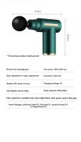 Mini Gun De Fascia Inalámbrico Masajeador De Relajación Muscular Para Membrana Cervical Y Esqueleto Cervical Dispositivo De Masaje - details 16