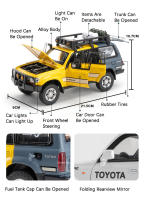 Coche De Juguete a Escala 1:24 Land Cruiser LC80 Con 6 Puertas Abiertas Luz Y Sonido Función De Retroceso Regalo Para Niños - details 4