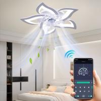 Ventilador de Techo Inteligente con Luz 50W - Control por APP y Mando, 6 Velocidades, 2 en 1 para Dormitorio/Hogar (Diseño Silencioso y Ahorro de Energía) - details 7