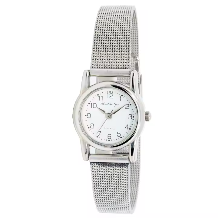 Christian Gar Cg-18918 Collection Cg Reloj Para Para Mujer Color Plateado - 1
