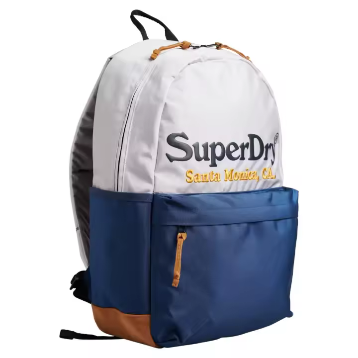 Superdry Mochila Vintage Graphic Montana Blanco,Azul Adulto - 1