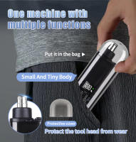 Aparato De Corte De Pelo Nasal Eléctrico Recargable Para Hombres Y Mujeres Mini Tijeras De Pelo Para Nariz Y Orejas Uso Duradero De 85 Mins - details 3