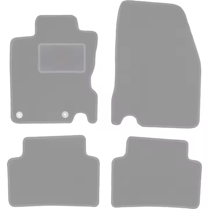 Alfombrillas grises para Nissan Qashqai II J11 crossover (2013-) - 1