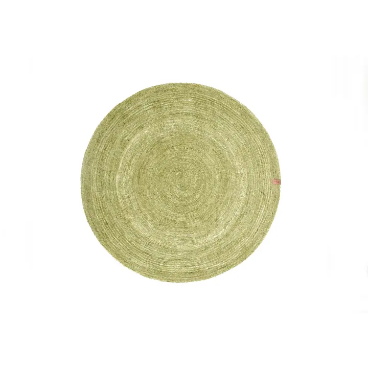 Parentesi Quadra - ALFOMBRA VINTAGE UNICOLOR VERDE PISTACHO - 1