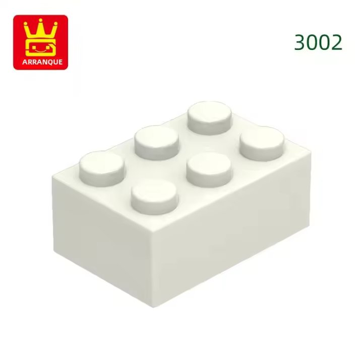 Wange 55Pcs Accesorios De Bloques De Construcción 3002 2x3 Gruesos Compatible Con Bloques De Caja Regalo Para Niños Juguetes - 1