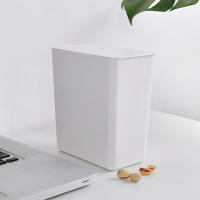 Bandeja De Comedor Oficina Papelera Mini De Plástico Para Encimera Estilo Rústico Contenedor De Basura Para Cocina Y Baño - details 2