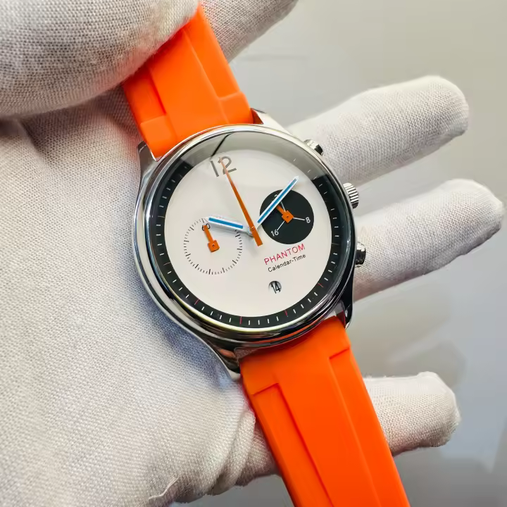 Reloj De Pulsera De Cuarzo PHANTOM Sport Chrono Para Hombre Acero Inoxidable Resistente a Arañazos Con Calendario Y Cronógrafo Resistente Al Agua - 1