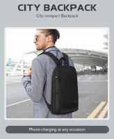 BANGE Hombro Mochila Negocios Hombre Impermeable 15.6" Laptop Fashion Clásica Viaje Moto&Biker Ligera Escalable Bolsos De Hombro - details 3