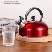 Tetera De Acero Inoxidable 3/4/5L Para Estufa a Gas Whistling Kettle Con Mango Ergonómico Para Camping Y Cocina - details 6