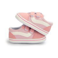 Zapatillas De Lona Para Bebé Niño Y Niña Antideslizantes Suaves Primera Caminata Clásicas Estilo Casuales Con Rayas Para Todas Las Estaciones - details 11