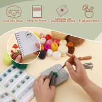 LMDZ Paquete De Tejido De Lana Para Plantas Succulentas Kit De Inicio Para Tejido Con Agujas De Lana DIY Artesanías Y Manualidades No Terminadas - details 10