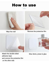 10PCS Cintas Adhesivas Doble Cara Transparentes Para Manualidades Y Uso Doméstico Pegatinas Fijación Fuerte Cuadradas De 6x6cm - details 15