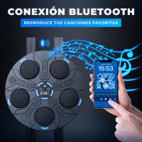 JUPPLIES Kit Maquina de Boxeo Musical para Pared – Kit con Guantes, Luces LED, Bluetooth, Instalación sin Agujeros - details 2