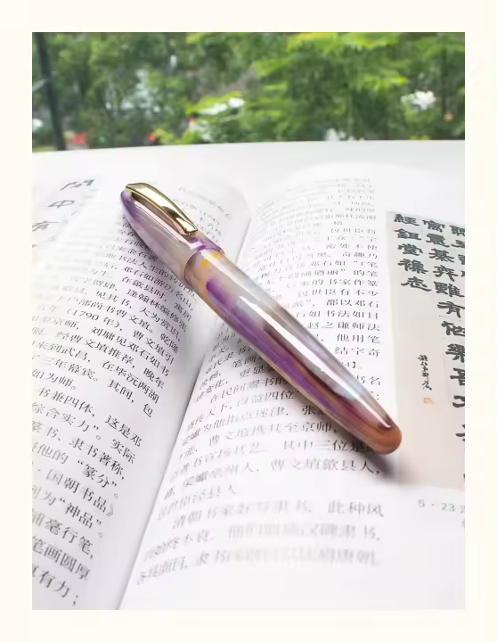 Lápiz De Tinta Finch Stationery A108 Con Punta Iraurita EF/F Para Escritura Delicada Regalo Ideal Para Niñas Y Estudiantes Suministros De Oficina Material De Resina - 1