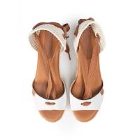 Sandalias plataforma mujer POPA CB24201 001 SANDALIA CINTAS SNAKE BLANCO 32482 24V - details 1
