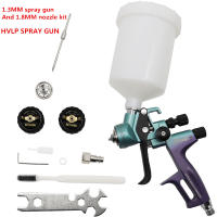 Pistola De Pulverización Aireada Nueva 1.3mm Con Kit De Boquilla 1.8mm Para Pintura De Coches Herramienta De Pintura Comercial HVLP 4000B - details 0