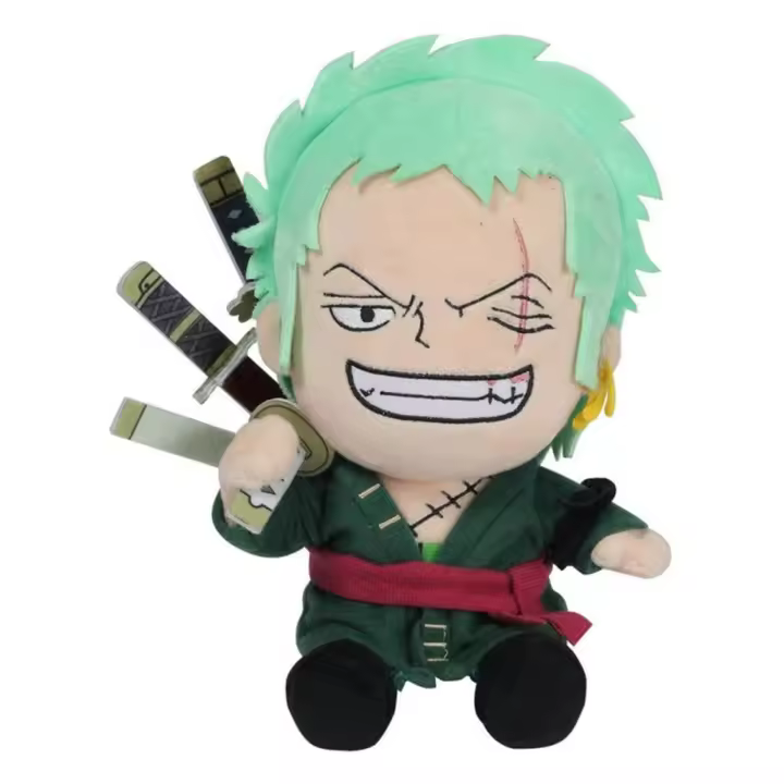 Peluche sakami one piece rorona zoro 25 cm - 1