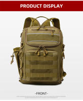 Mochila De Camping Y Pesca Para Hombres Mochila De Deportes Al Aire Libre Mochila De Trekk Ing Y Senderismo Bolsa De Mano Para Viajes Con Diseño Multibolsillo Y Correa De Hombro - details 13