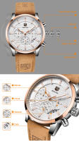 Reloj Deportivo De Moda BENYAR 2024 Para Hombres Multifuncional Impermeable Con Cuero Premium Calendario Y Luz Nocturna - details 2