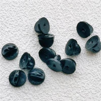 Pines De Goma Negros Para Broches Y Hebeleras De Mariposa Clavija De Bloqueo Accesorios Para Manualidades Y Joyería DIY Pack De 50/100/500 - details 5