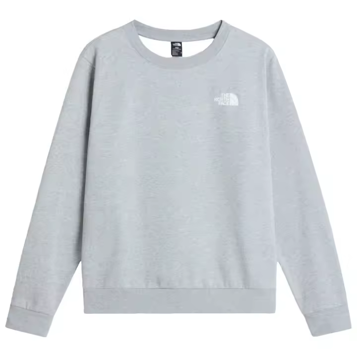 Sudadera Gris The North Face NSE Evolution Pale Grey Heather de Corte Recto - 1