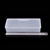 Caja De Almacenamiento Para Uñas Rectangular Y Transparente De Plástico Con Espátula Lápiz Y Archivo De Pulido Para Arte De Uñas - details 6
