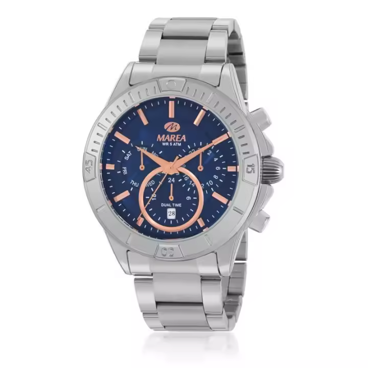 Reloj Marea Hombre B54206/2 Acero correa army plata - 1
